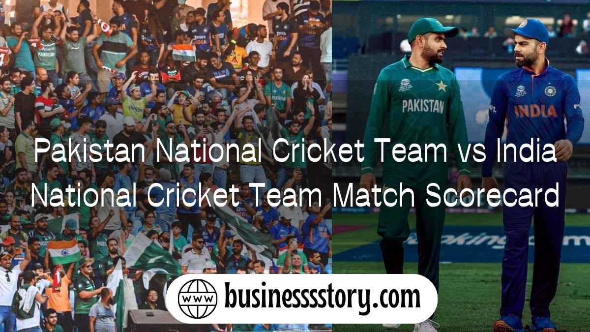 Pakistan National Cricket Team vs India National Cricket Team Match Scorecard