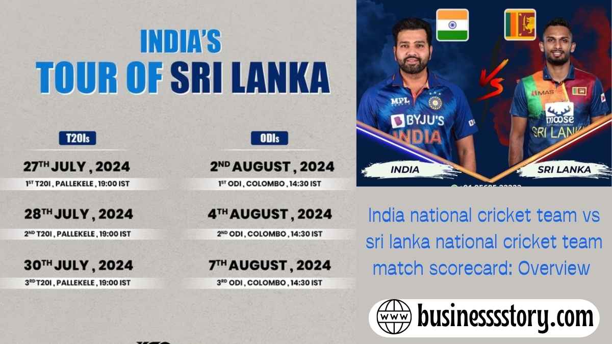 India National Cricket Team vs Sri Lanka National Cricket Team Match Scorecard