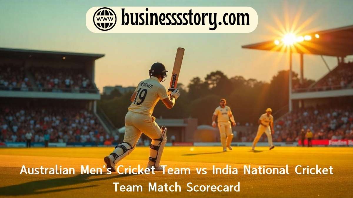 Australian Men’s Cricket Team vs India National Cricket Team Match Scorecard